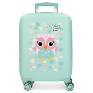 Roll Road Owl Happy Pets ABS trolley suitcase 50cm