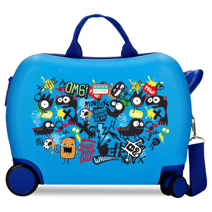 Movom Monsters Az ABS trolley suitcase 50cm