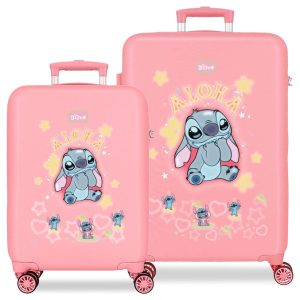 Disney Stitch You&Me ABS 2-piece trolley suitcase set 55/65cm