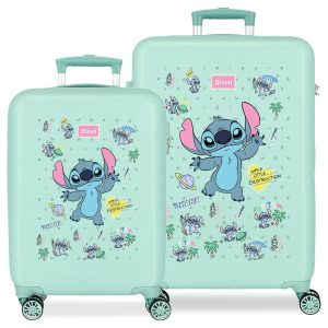 Disney Stitch Little Destrution ABS 2-piece trolley suitcase set 55/65cm