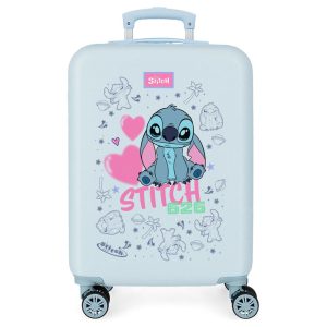Disney Stitch Hearts ABS trolley suitcase 55cm