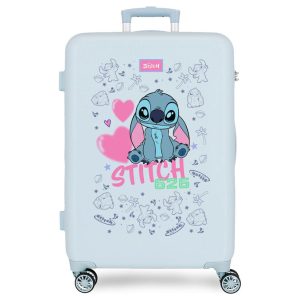 Disney Stitch Hearts ABS trolley suitcase 65cm