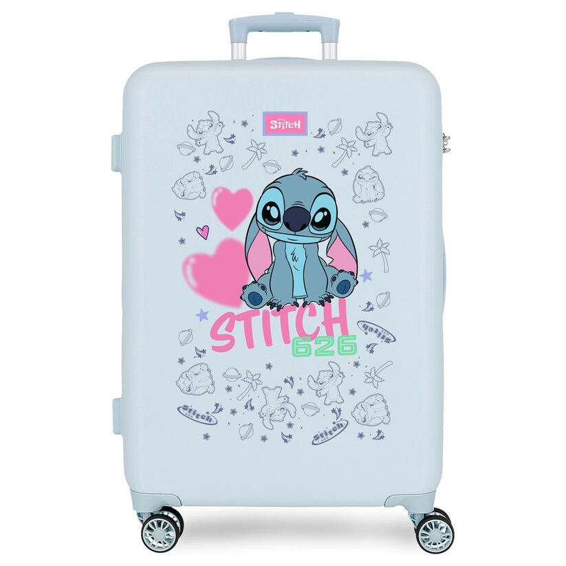 Disney Stitch Hearts ABS trolley suitcase 65cm