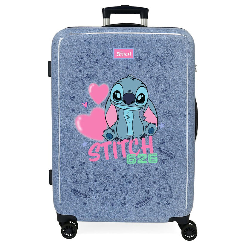 Disney Stitch Hearts ABS trolley suitcase 65cm