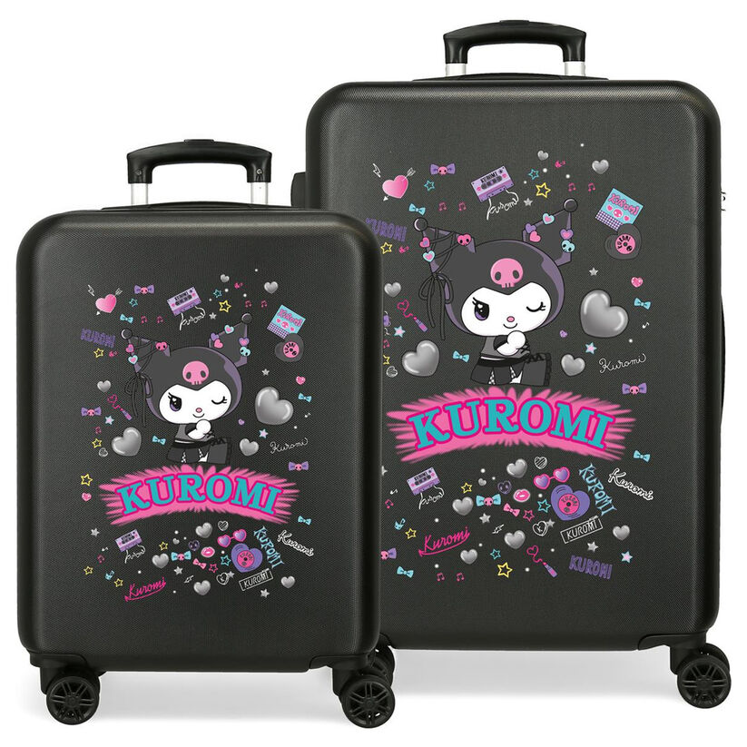 Hello Kitty Kuromi Retropop ABS 2-piece trolley suitcase set 55/65cm
