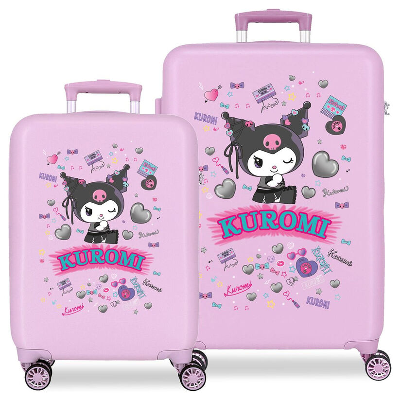 Hello Kitty Kuromi Retropop ABS 2-piece trolley suitcase set 55/65cm - Image 2