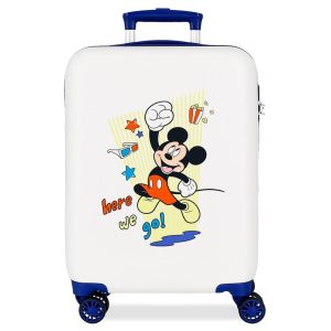 Disney Mickey Here We Go ABS trolley suitcase 55cm