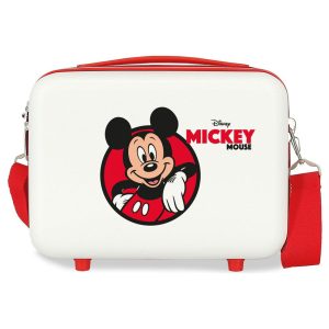Disney Mickey Red ABS adaptable beauty case 29cm