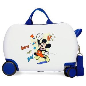 Disney Mickey Here We Go ABS trolley suitcase 45cm