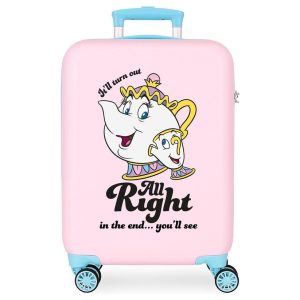 Disney Beauty and the Beast Chip All Right ABS trolley suitcase 55cm