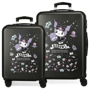 Hello Kitty Kuromi Fortune Telling ABS 2-piece trolley suitcase set 55/65cm