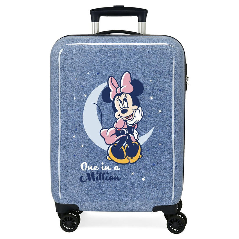 Disney Minnie One In A Million Denim ABS trolley suitcase 55cm - Image 2