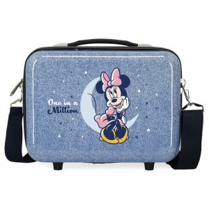 Disney Minnie One In A Million Denim ABS adaptable beauty case 29cm
