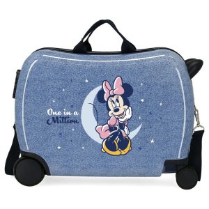 Disney Minnie One In A Million Denim ABS trolley suitcase 50cm