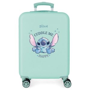 Disney Stitch Cuddle Me Happy ABS trolley suitcase 55cm