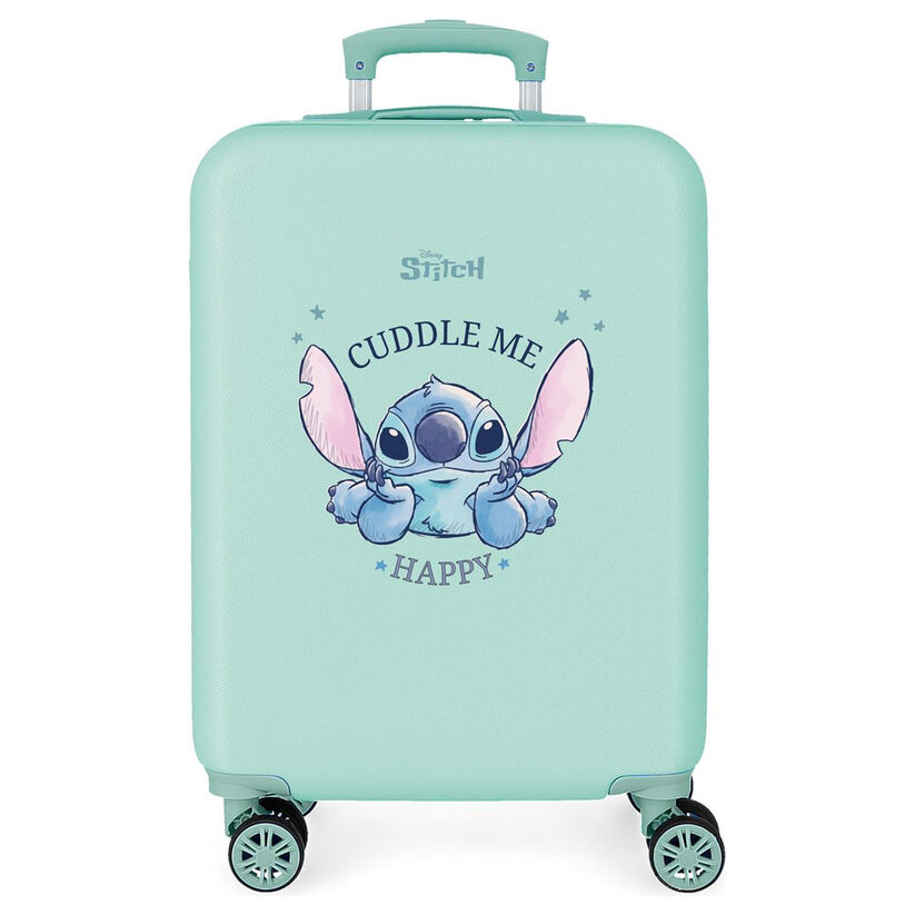 Disney Stitch Cuddle Me Happy ABS trolley suitcase 55cm