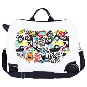 Movom Monsters ABS trolley suitcase 50cm