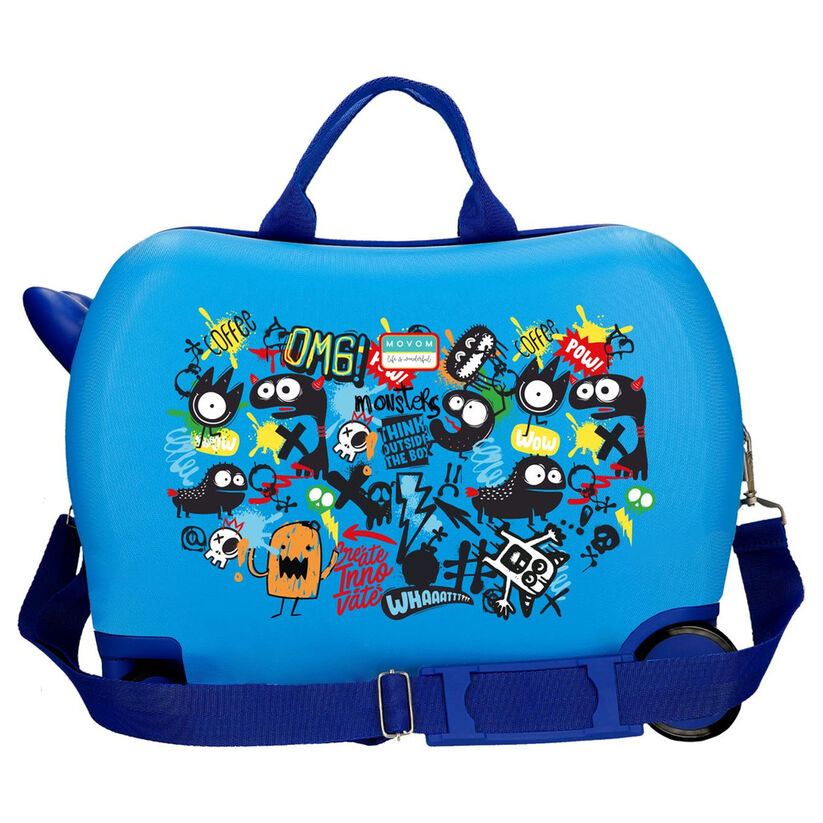 Movom Monsters Az ABS trolley suitcase 50cm - Image 4