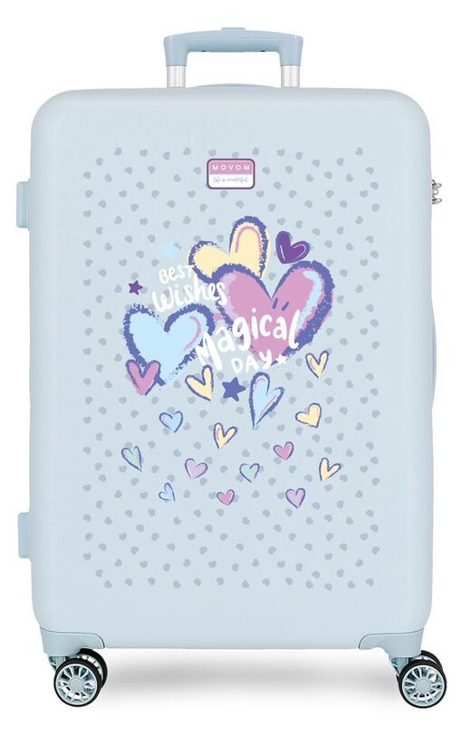 Movom Best Wishes ABS trolley suitcase 65cm