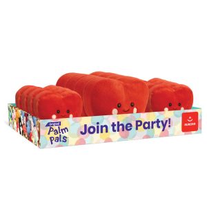 Palm Pals Heart assorted 12-pk plush toy 13-20cm