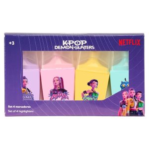 Kpop Demon Hunters Stationery assorted highlighter set