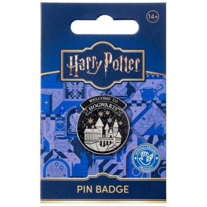 Harry Potter Welcome to Hogwarts pin badge