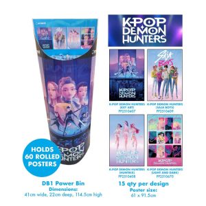 KPop Demon Hunters assorted poster