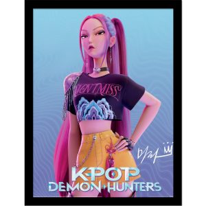 KPop Demon Hunters Mira Framed print
