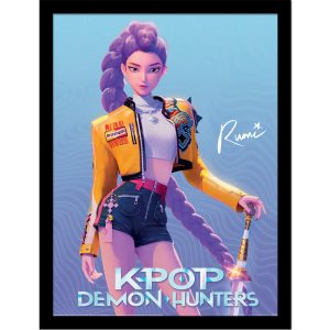 KPop Demon Hunters Rumi Framed print