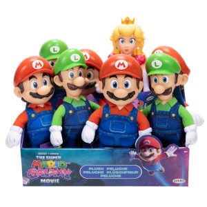 Super Mario Bros - Super Mario Galaxy Movie assorted basic roto plush 25cm