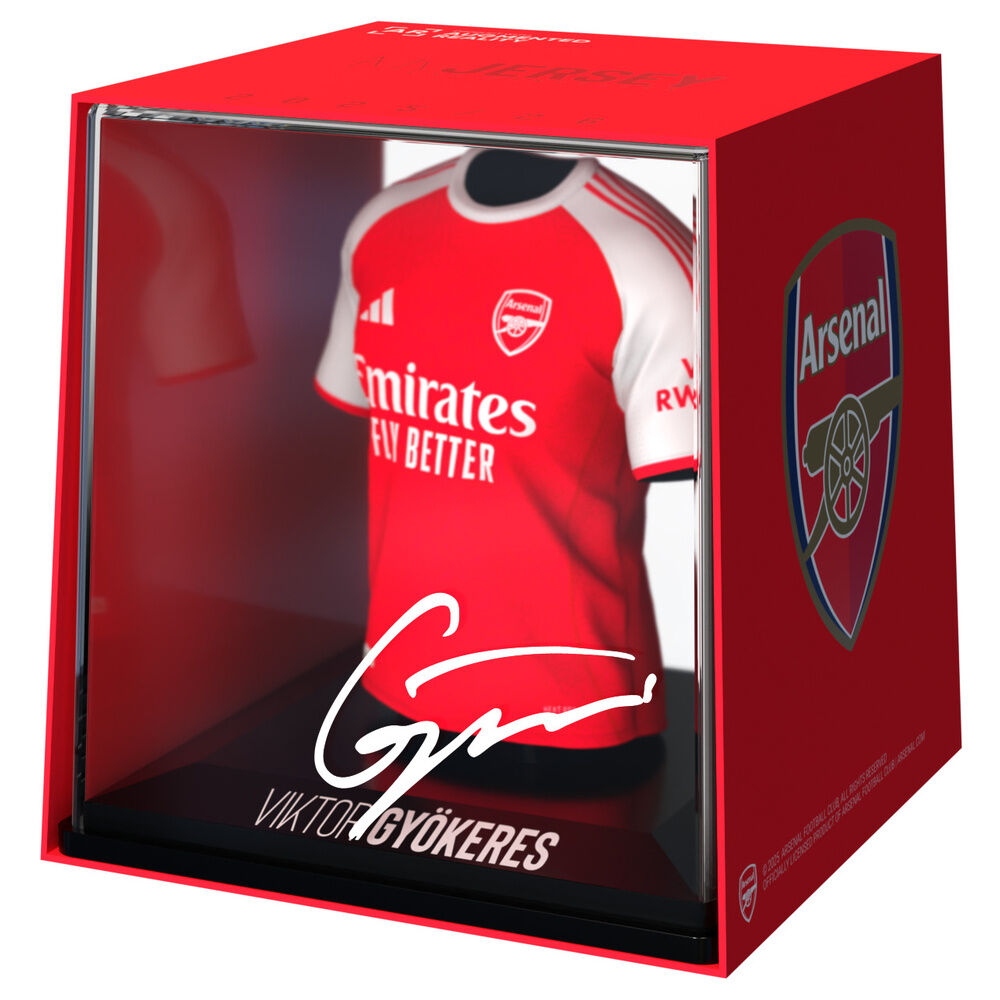 Arsenal Viktor Gyökeres mini t-shirt figure