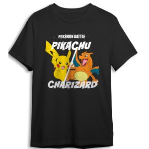 Pokemon Pikachu vs Charizard child t-shirt
