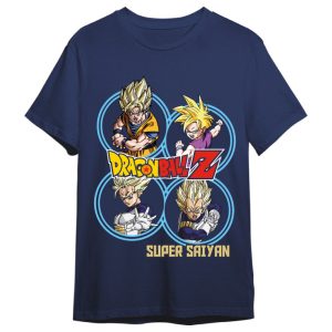 Dragon Ball Z Super Saiyans adult t-shirt