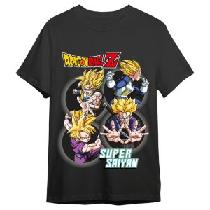 Dragon Ball Z Super Saiyans adult t-shirt