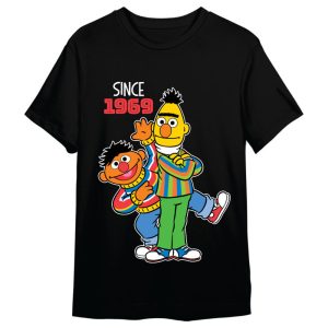 Sesame Street Ernie & Bert 1969 adult t-shirt