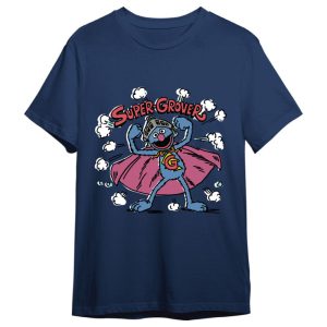 Sesame Street Super Grover adult t-shirt