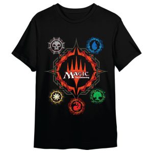 Magic the Gathering Mana Symbols adult t-shirt