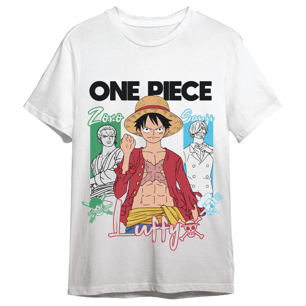 One Piece Monkey D. Luffy, Roronoa Zoro & Sanji adult t-shirt