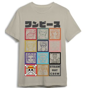 One Piece Straw Hat Crew adult t-shirt