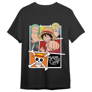 One Piece Straw Hat Crew adult t-shirt