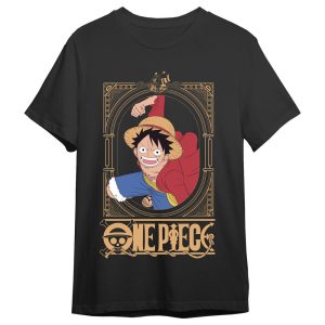 One Piece Monkey D. Luffy Attack adult t-shirt