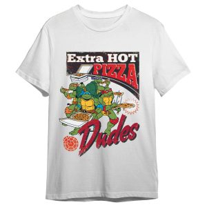 Teenage Mutant Ninja Turtles Extra Pizza adult t-shirt