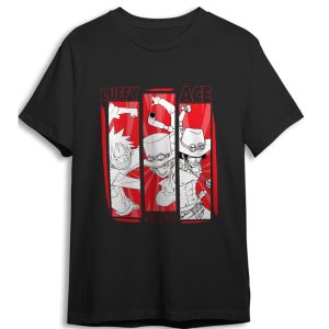 One Piece Monkey D. Luffy, Sabo & Ace adult t-shirt