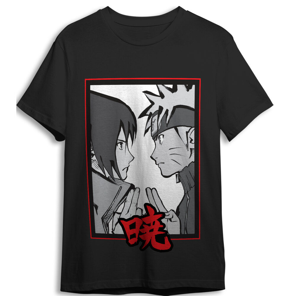 Naruto Shippuden Face to Face adult t-shirt