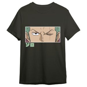 One Piece Roronoa Zoro Eyes adult t-shirt