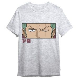One Piece Roronoa Zoro Eyes adult t-shirt