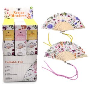 Bees and Nectar assorted fan