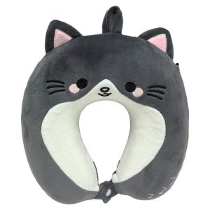 Relaxeazzz The Cat Adoramals travel pillow