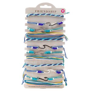 Boho blue waves assorted bracelet