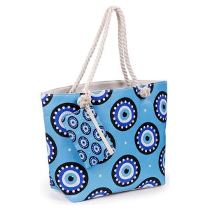 Turkish eye beach bag